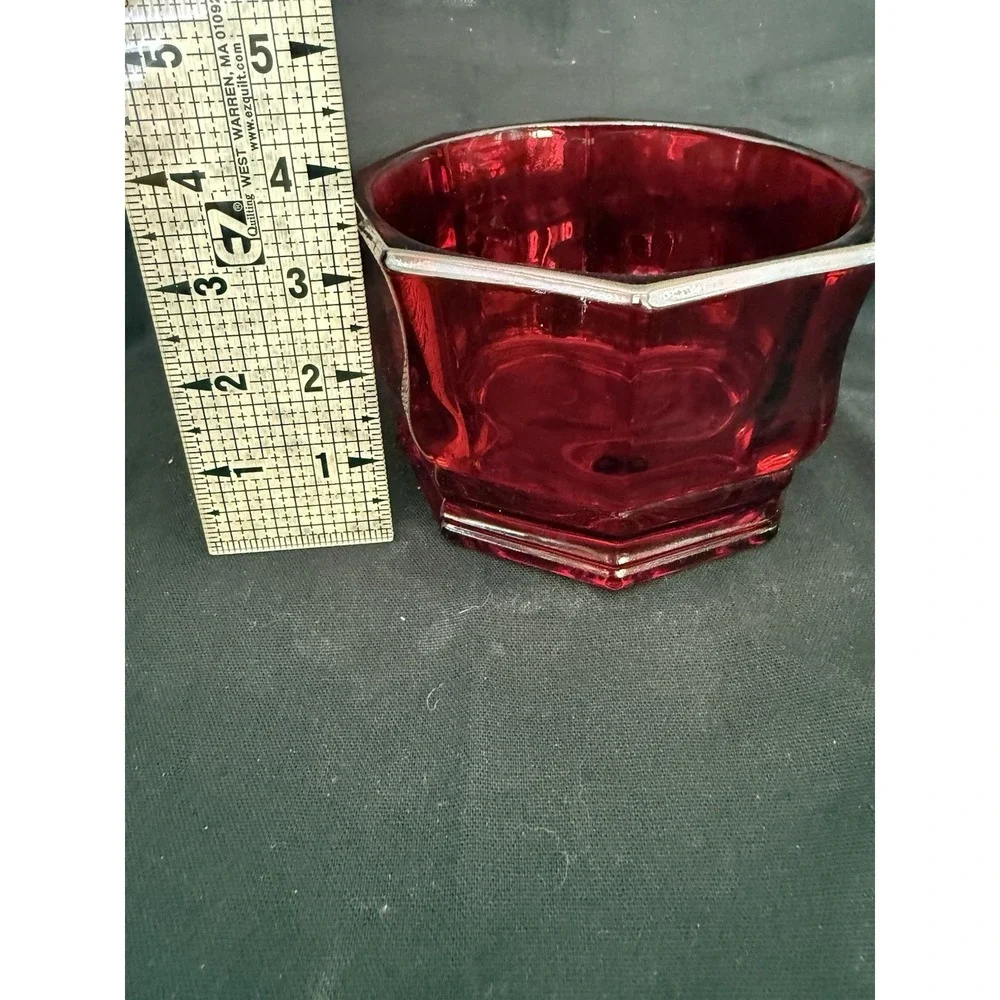 Unmarked red glass